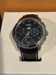 Ebel Classic Hexagon Chrono 9305F71 Big Date Power Reserve 48mm. Pre-owned. - Picture 1 of 4