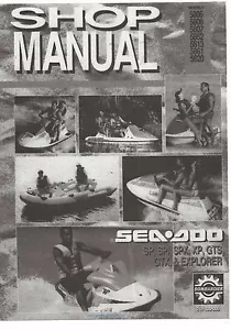 Sea-Doo service shop manual 1993 SeaDoo SP, SPX, SPI, XP, GTS, GTX & Explorer. - Foto 1 di 9