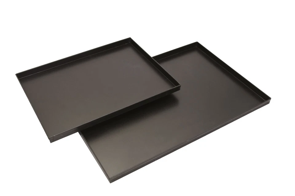 Profi Pizzablech Backblech Kuchenblech Auflaufblech unbeschichtetes Schwarzblech - Bild 1 von 1