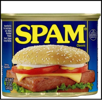 Spam Clásico, Jamón de Cerdo, Carne de Almuerzo, Sin Grasas Trans, Lata de 12 Onzas, Pack de 12  Foto 1 de 4