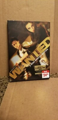 WANTED (2-Disc Special Edition DVD 2008) Angelina Jolie, James McAvoy.  Foto 1 de 4
