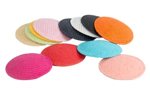 10cm Round Fascinators Base Hats Making Crafts Millinery 100% Aussie Seller - Picture 1 of 14