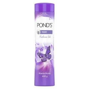 POND'S Magic Acacia Honey Talcum Powder 400 g, Cooling Fresh Talc Face & Body - Picture 1 of 4