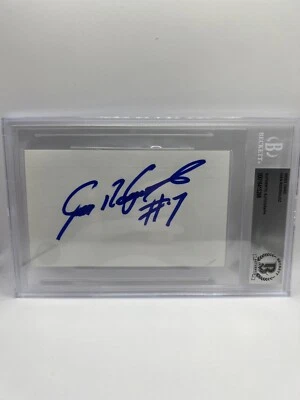 Ivan Rodriguez Signed Index Card Beckett Auto - Image 1 of 2