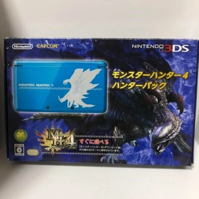 NINTENDO 3DS MONSTER HUNTER 4 Limited Pack Set Game software Console SD Card - Image 1 of 4