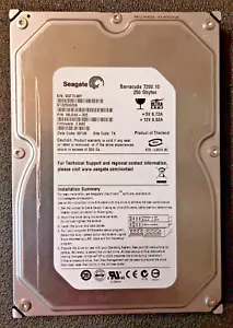 Seagate ST3250620A Barracuda 7200.10 250GB 7200RPM ATA-100/IDE 3.5" Hard Drive - Picture 1 of 2