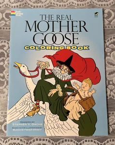 The Real Mother Goose Coloring Book Stephen Vance Gache 2009 Dover Publications - Picture 1 of 9