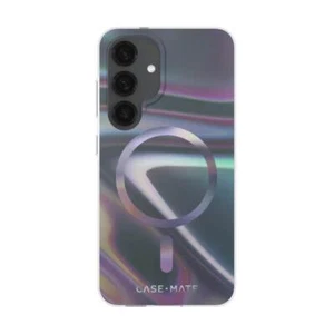 Case-Mate Soap Bubble Case For Samsung Galaxy S25 - Iridescent w/ Magnet - Picture 1 of 7