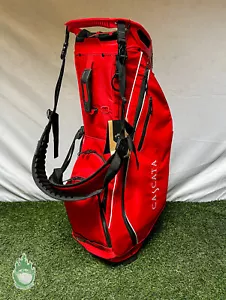 New 2022 Callaway Shadowfuse Golf Cart Carry Bag Firered Cascata - Picture 1 of 8