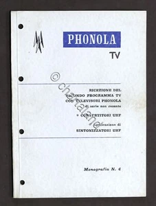 Radiotecnica - Phonola Tv - Ricezione del secondo programma TV - ed. 1961 - Picture 1 of 2