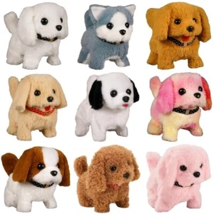 Electronic Walking and Barking Plush Dog Toy Interactive Puppy Dog Fun Gift! - Picture 1 of 24