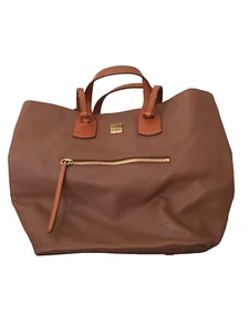 Dooney & Bourke Raleigh Tara Shopper Tote Shoulder Bag Brown Leather NWOT - Picture 1 of 11