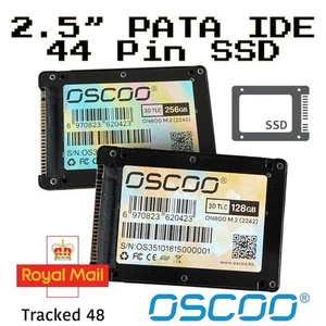 OSCOO PATA IDE 44 Pin 2.5 inch SSD Solid State Disk For IDE Laptop 128GB & 256GB - Picture 1 of 6