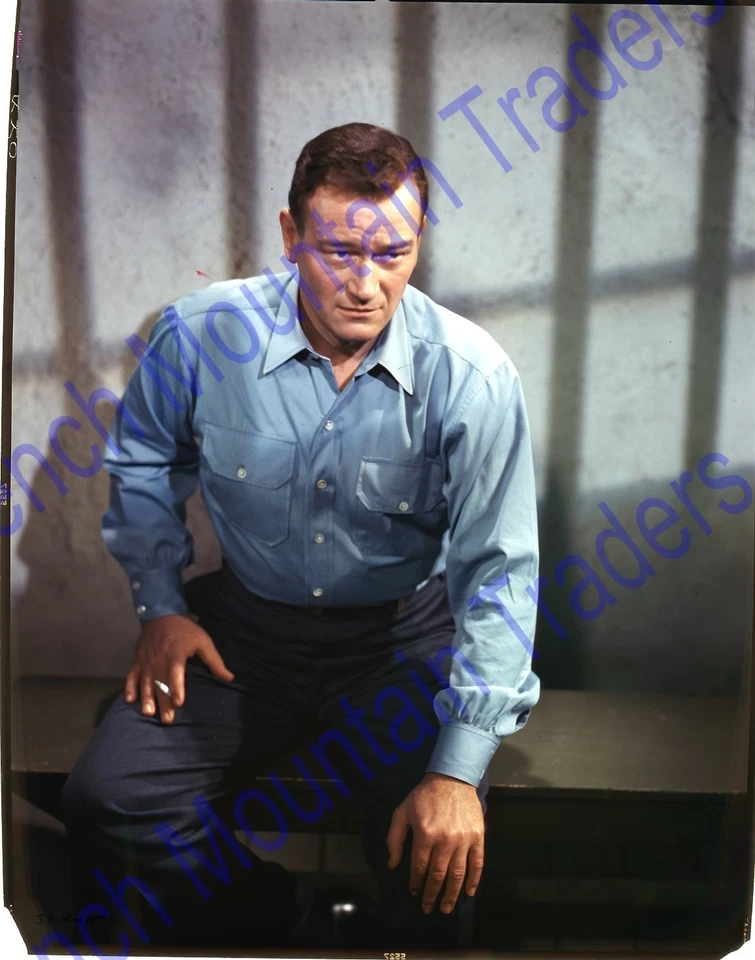 John Wayne, 8x10 Kodachrome Original Transparencia 4816 Foto 1 de 1