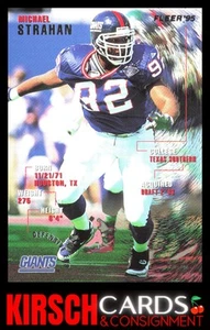Michael Strahan 1995 Fleer #285 New York Giants - Imagen 1 de 2