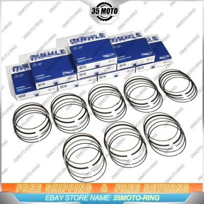 8x Piston Rings 87mm STD For BMW 740i E60 540i 740Li E61 E65 E66  4.0L V8 N62B40 - Image 1 of 4