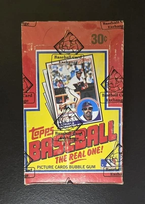 1983 TOPPS MICHIGAN TEST BOX BBCE _ GWYNN, SANDBERG, BOGGS RCs_ VERY RARE BOX!!! - Imagem 1 de 2