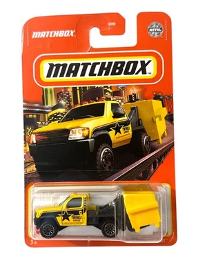 2022 Matchbox 24/100 MBX GARBAGE SCOUT New Model Yellow Near Mint - Image 1 of 4