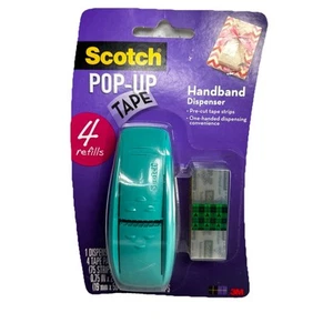 Scotch Pop-Up Tape Dispenser Nastro Manuale con 4 Ricariche 300 Strisce Fuori Produzione Nuovo - Foto 1 di 5