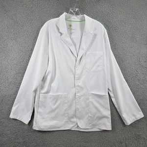The White Coat Healing Hands Unisex Fave White Lab Coat The Minimalist Size M - Picture 1 of 12
