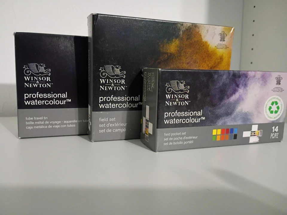 Windsor & Newton Juego de Regalo Acuarelas Profesionales TOTALMENTE NUEVO Foto 1 de 4