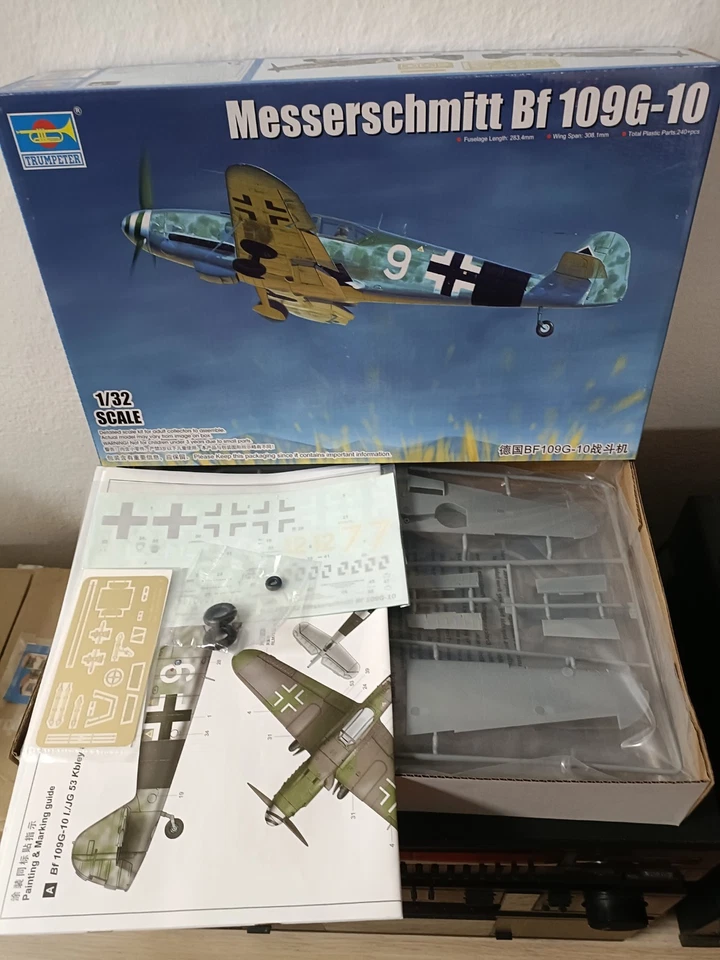 MESSERSCHMITT BF-109 G-10 TRUMPETER 1/32 - Immagine 1 di 1