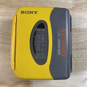 Sony Walkman WMSXF10 Sports Radio Cassette Player AM/FM - Stop Does Not Work - Picture 1 of 6