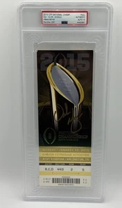 2015 CFB National Championship Urban Meyer Signed Ticket PSA Authentic 10 Auto - Picture 1 of 5