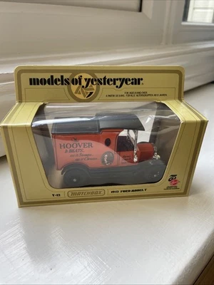 MATCHBOX Modelos de Antaño 1912 Ford Modelo T Van - Hoover Y12-3 Foto 1 de 4