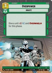 Star Wars Unlimited - Overpower (Hyperspace Foil) - Legends of the Force - Bild 1 von 1