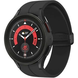 Samsung Galaxy Watch 5 Pro 45mm SM-R925 LTE Black 1Yr Warranty ML Strap Grade A - Picture 1 of 9