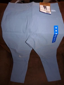 Eddie Bauer Pants Womens Size 10 Horizon Straight Leg Outdoors New with tag BLUE - Picture 1 of 6