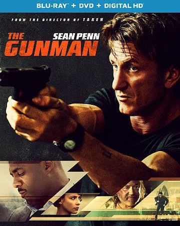 The Gunman (Blu-ray/DVD, 2015, 2-Disc Set, UltraViolet With Digital Copy)