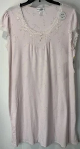 Miss Elaine Nightgown Short Sleeve Smocked baby Pink gown dress Lingerie Medium - Picture 1 of 5