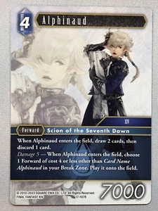 Final Fantasy Rebellion's Call Alphinaud 17-107R casi nuevo/muy bueno - Imagen 1 de 1