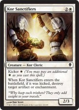 4x Kor Sanctifiers MTG Zendikar NM Magic Regular