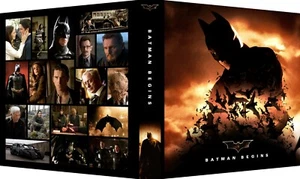BATMAN BEGINS Custom 3-Ring Binder Photo Album CHRISTIAN BALE Dark Knight - Picture 1 of 6