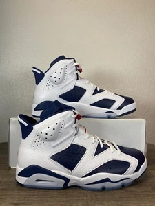 Size 9.5-Air Jordan 6 Retro Olympic (2024) CT8529-164 - Picture 1 of 5