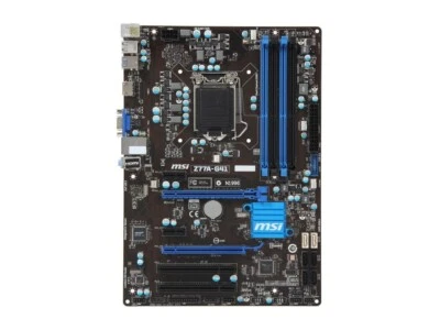 MSI Z77A-G41 Desktop Motherboard Intel Z77 LGA1155 DDR3 ATX HDMI VGA Tested - Image 1 of 3