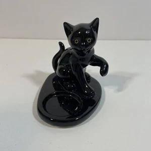 PartyLite KITTY Tealight Holder Black Cat P90518 Halloween Candle Holder - Picture 1 of 8