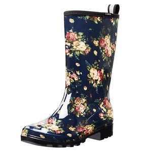 Women's Rain Boots Waterproof Mid Calf Garden Boots for Women - Picture 1 of 7