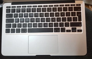 APPLE MACBOOK AIR 11 A1465 2013 2014 2015 PALMREST UK KEYBOARD TOPCASE TRACKPAD - Picture 1 of 5