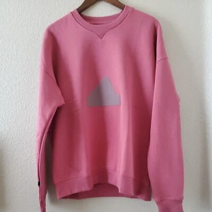 Adidas Originals Felpa Crew in Pile Uomo Taglia Large Rosso Chiaro - Foto 1 di 7