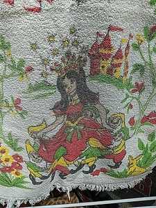 Rare Vintage 1950's? Disney Snow White Cannon Bath Towel - Picture 1 of 7