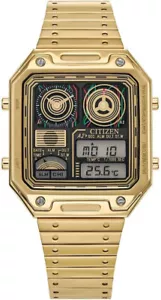 Citizen Men's Star Wars C-3PO Gold Chronograph Ana-Digi Temp Quartz Watch - Picture 1 of 6