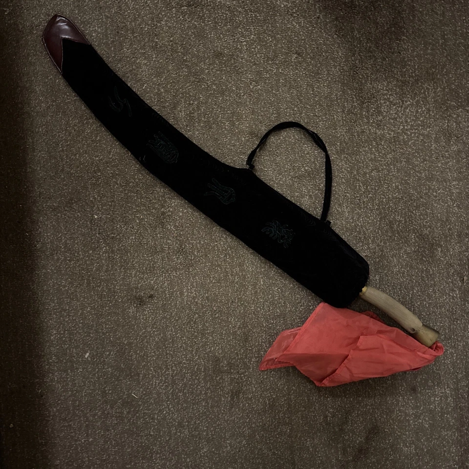 "Vaina y bolsa de espada de Tai Chi hoja de 27"" de 36"" de longitud total ¡Gran colgador de pared! Foto 1 de 4