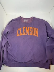 Clemson Tigers Sports Shop Pullover Sweatshirt Medium Lila - Bild 1 von 6