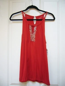 Nuevo torso suave sin mangas Ann Taylor Loft lentejuelas talla XS NUEVO CON ETIQUETAS - Imagen 1 de 6