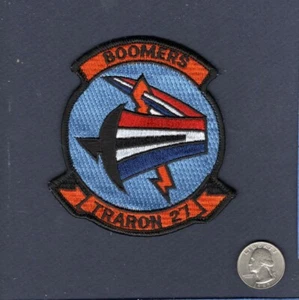 Original VT-27 BOOMERS NAVY USMC NAS Pensacola Aviator Training Squadron Patch - Picture 1 of 1
