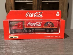 Remolque tractor Matchbox Coca-Cola 1998 edición limitada Santa Navidad nuevo en caja - Imagen 1 de 4